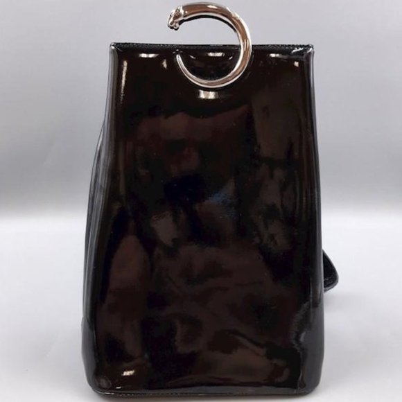 CARTIER Patent Leather Bag /Backpack - Picture 1 of 8